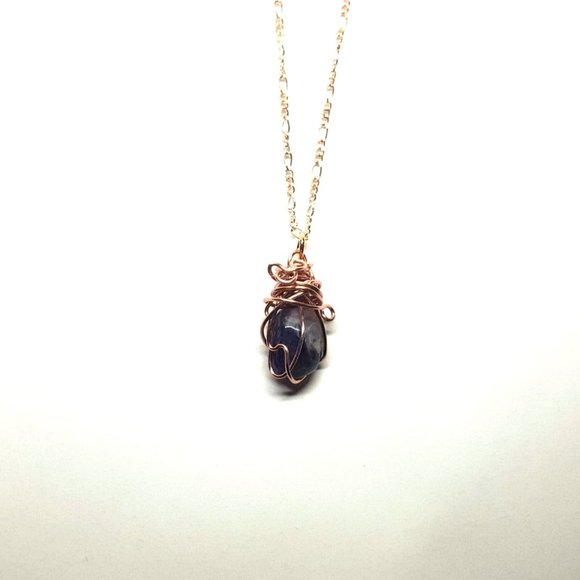 Dream Amethyst Crystal Healing Necklace - Picture 1 of 7